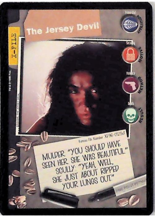 X-Files CCG | The Jersey Devil XF96-0123v1  | The Nerd Merchant