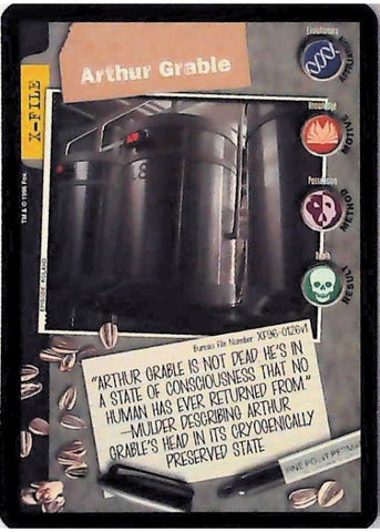 X-Files CCG | Arthur Grable XF96-0126v1  | The Nerd Merchant