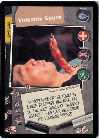 X-Files CCG | Volcanic Spore XF96-0134v1  | The Nerd Merchant