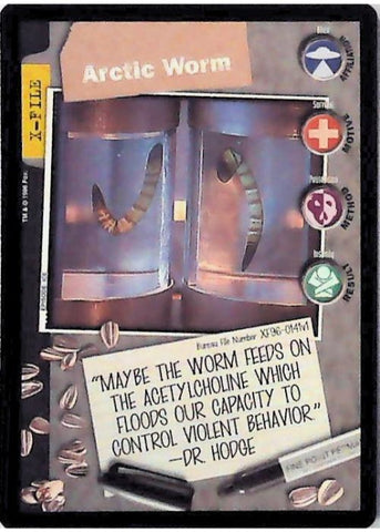 X-Files CCG | Arctic Worm XF96-0141v1  | The Nerd Merchant