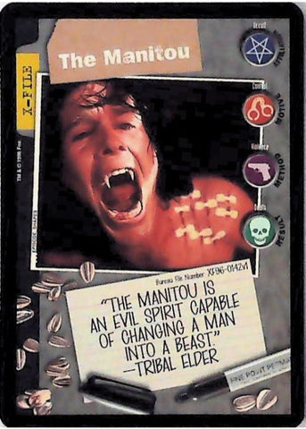 X-Files CCG | The Manitou XF96-0142v1  | The Nerd Merchant