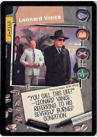 X-Files CCG | Leonard Vance XF96-0143v1  | The Nerd Merchant