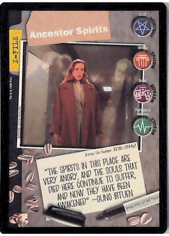 X-Files CCG | Ancestor Spirits XF96-0144v1  | The Nerd Merchant