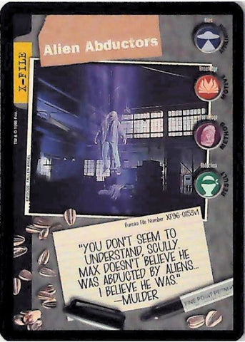 X-Files CCG | Alien Abductors XF96-0153v1  | The Nerd Merchant