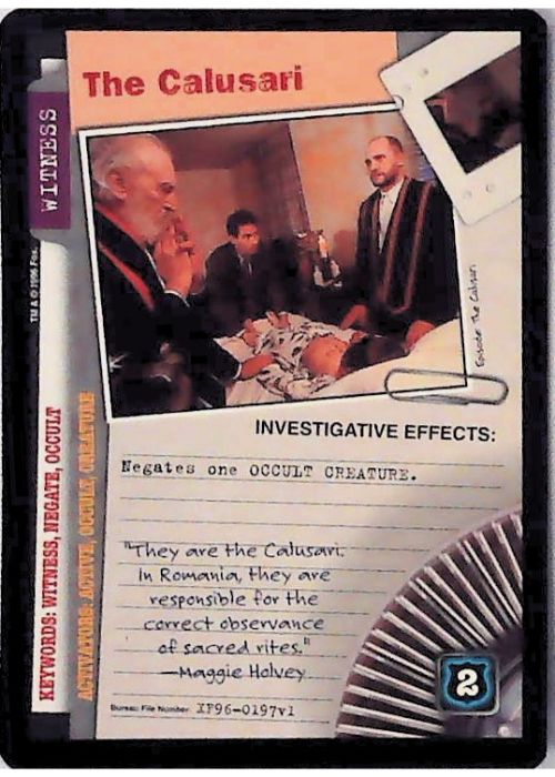 X-Files CCG | The Calusari XF96-0197v1  | The Nerd Merchant