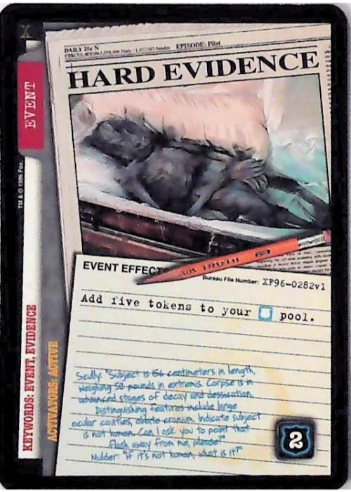 X-Files CCG | Hard Evidence XF96-0282v1  | The Nerd Merchant