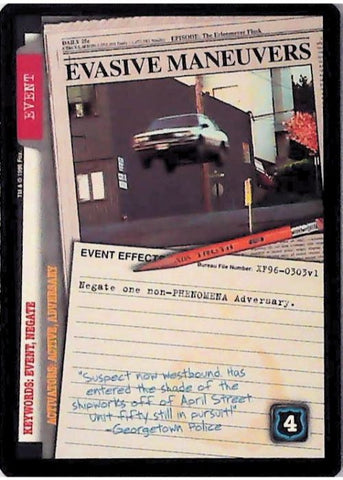 X-Files CCG | Evasive Maneuvers XF96-0303v1  | The Nerd Merchant