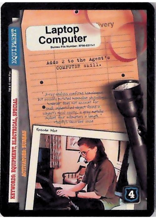 X-Files CCG | Laptop Computer XF96-0311v1  | The Nerd Merchant