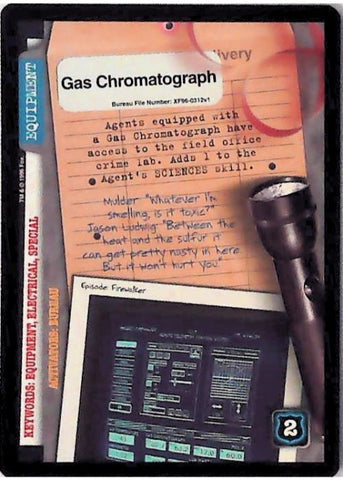 X-Files CCG | Gas Chromatograph XF96-0312v1  | The Nerd Merchant