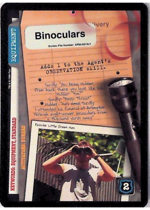 X-Files CCG | Binoculars XF96-0314v1  | The Nerd Merchant