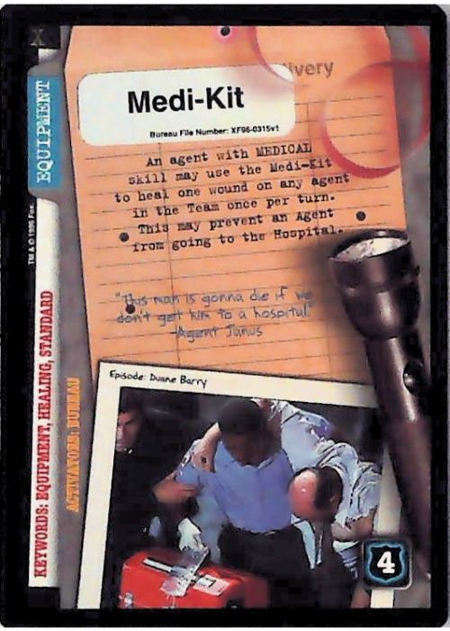 X-Files CCG | Medi-Kit XF96-0315v1  | The Nerd Merchant
