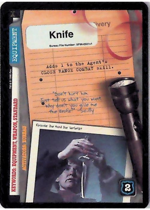 X-Files CCG | Knife XF96-0321v1  | The Nerd Merchant