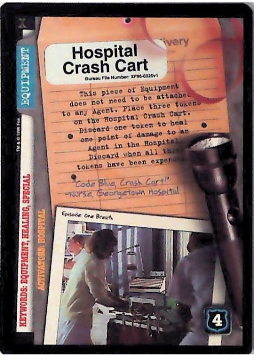 X-Files CCG | Hospital Crash Cart XF96-0325v1  | The Nerd Merchant