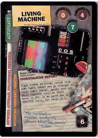 X-Files CCG | Living Machine XF96-0348v1  | The Nerd Merchant