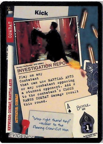 X-Files CCG | Kick XF97-0008v2  | The Nerd Merchant