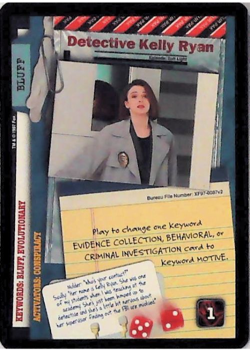 X-Files CCG | Detective Kelly Ryan XF97-0087v2  | The Nerd Merchant