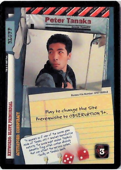 X-Files CCG | Peter Tanaka XF97-0089v2  | The Nerd Merchant