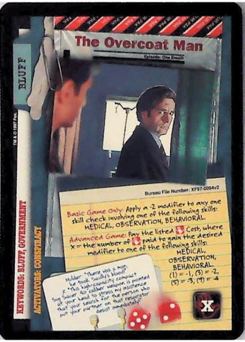 X-Files CCG | The Overcoat Man XF97-0094v2  | The Nerd Merchant