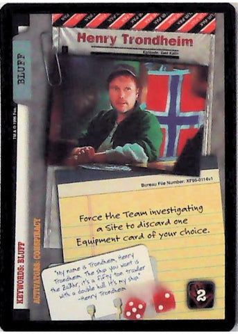 X-Files CCG | Henry Trondheim XF97-0114v2  | The Nerd Merchant