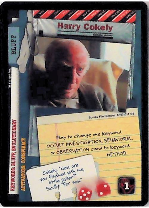 X-Files CCG | Harry Cokely XF97-0117v2  | The Nerd Merchant