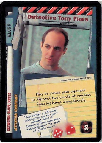 X-Files CCG | Detective Tony Fiore XF97-0118v2  | The Nerd Merchant