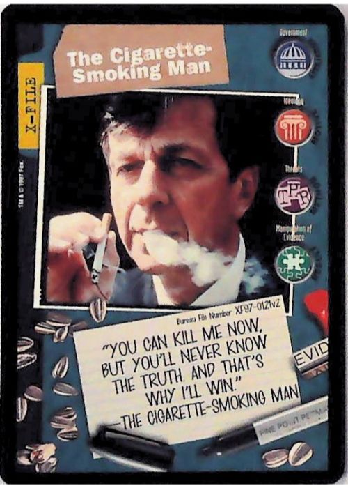 X-Files CCG | The Cigarette-Smoking Man XF97-0121v2  | The Nerd Merchant