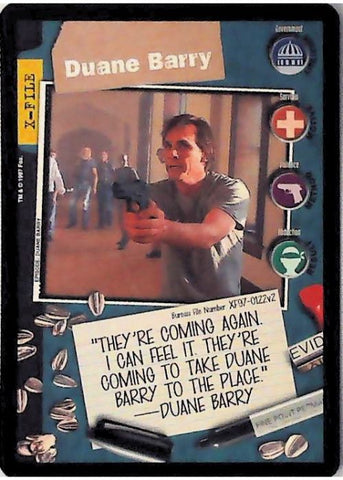 X-Files CCG | Duane Barry XF97-0122v2  | The Nerd Merchant