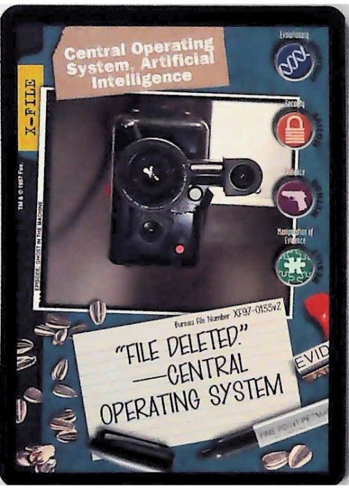 X-Files CCG | Central Operating System, Artificial Intelligence XF97-0133v2  | The Nerd Merchant