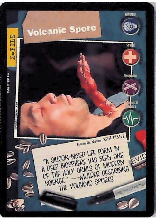 X-Files CCG | Volcanic Spore XF97-0134v2  | The Nerd Merchant