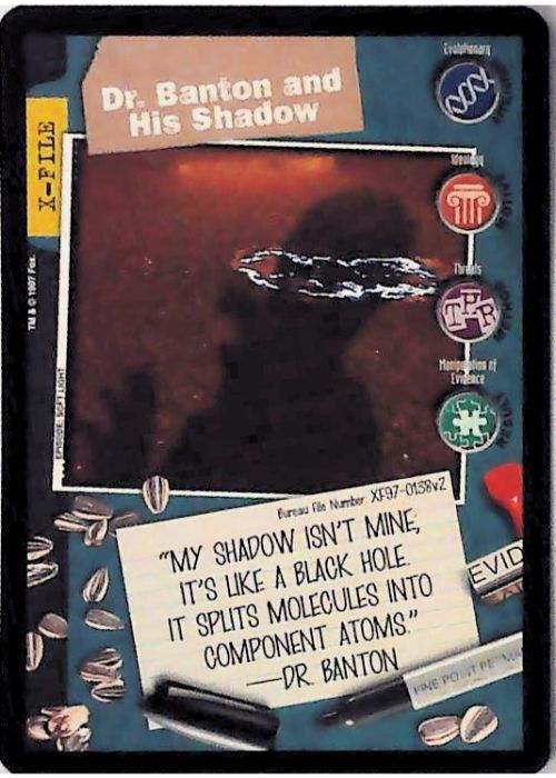 X-Files CCG | Dr. Banton And His Shadow XF97-0138v2  | The Nerd Merchant