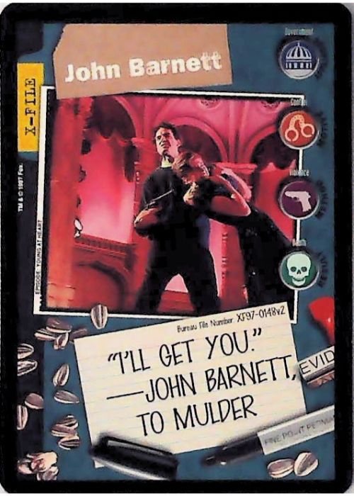 X-Files CCG | John Barnett XF97-0148v2  | The Nerd Merchant