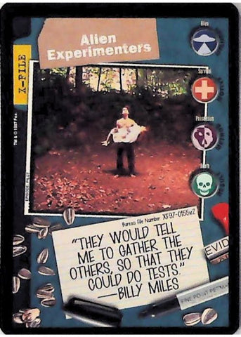 X-Files CCG | Alien Experimenters XF97-0155v2  | The Nerd Merchant