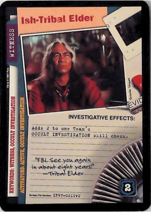 X-Files CCG | Ish-Tribal Elder XF97-0211v2  | The Nerd Merchant