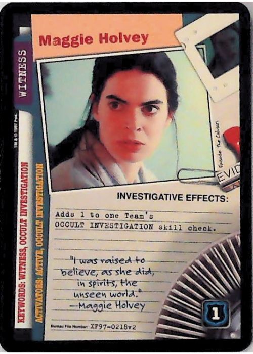 X-Files CCG | Maggie Holvey XF97-0218v2  | The Nerd Merchant