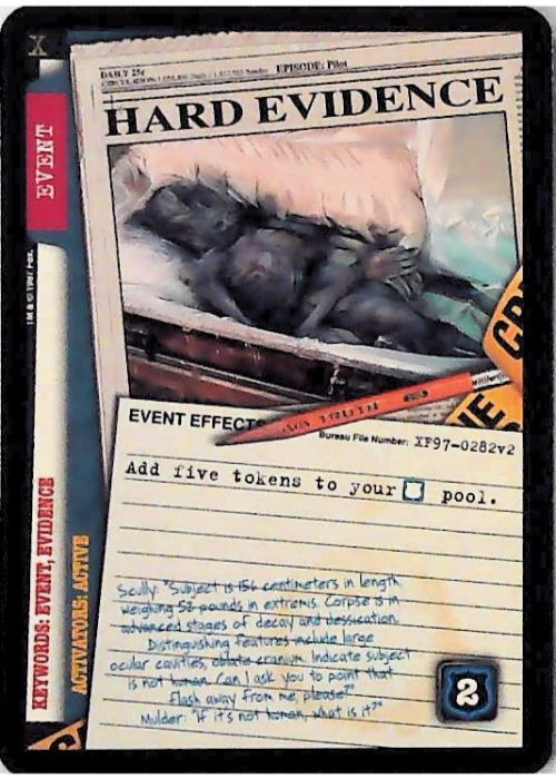 X-Files CCG | Hard Evidence XF97-0282v2  | The Nerd Merchant