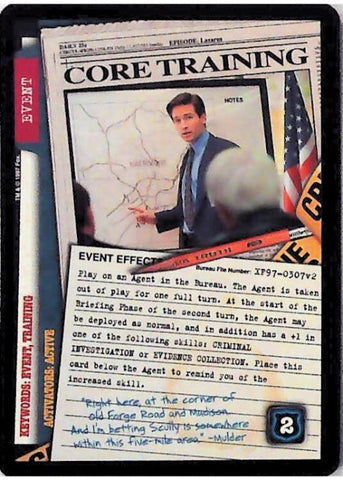 X-Files CCG | Core Training XF97-0307v2  | The Nerd Merchant