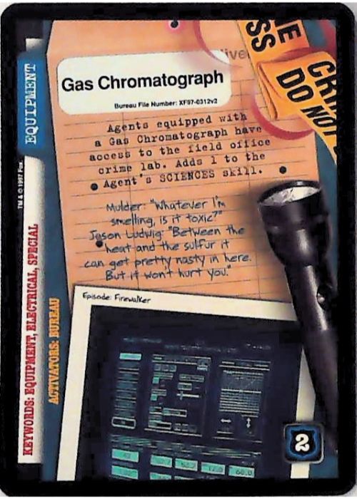 X-Files CCG | Gas Chromatograph XF97-0312v2  | The Nerd Merchant