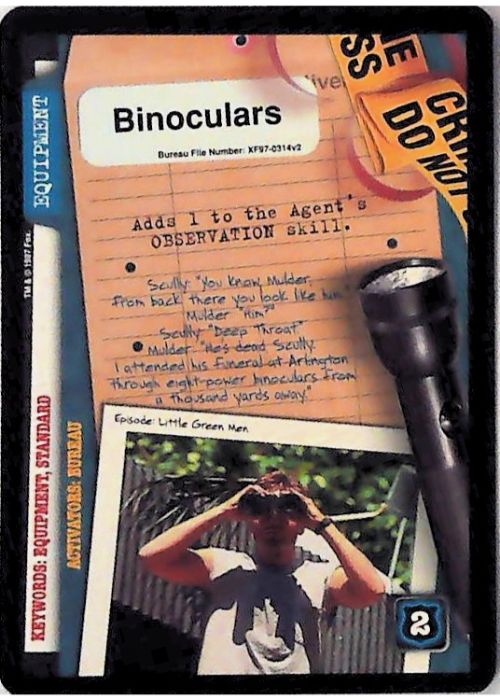 X-Files CCG | Binoculars XF97-0314v2  | The Nerd Merchant