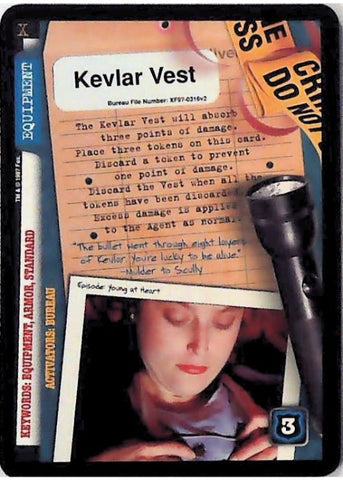 X-Files CCG | Kevlar Vest XF97-0316v2  | The Nerd Merchant