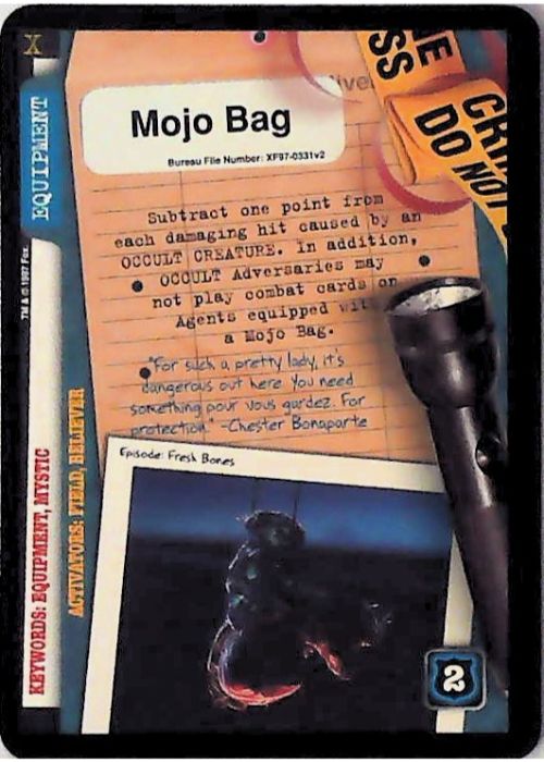 X-Files CCG | Mojo Bag XF97-0331v2  | The Nerd Merchant