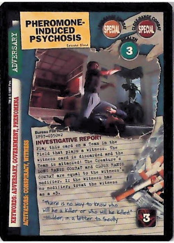 X-Files CCG | Pheromone-Induced Psychosis XF97-0350v2  | The Nerd Merchant