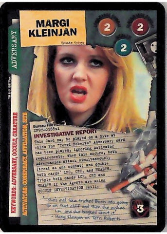 X-Files CCG | Margi Kleinjan XF97-388x1    | The Nerd Merchant