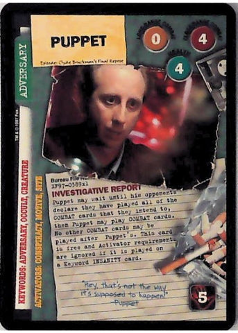 X-Files CCG | Puppet XF97-389x1    | The Nerd Merchant