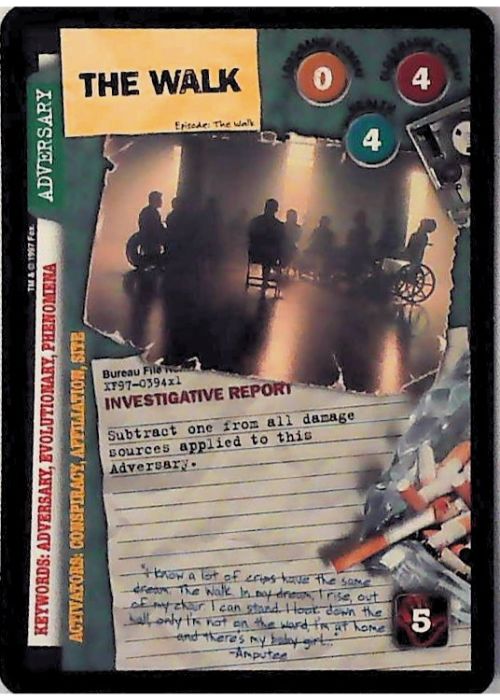 X-Files CCG | The Walk XF97-394x1    | The Nerd Merchant