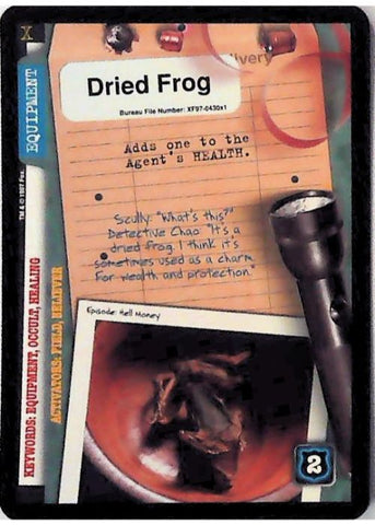 X-Files CCG | Dried Frog XF97-430x1    | The Nerd Merchant