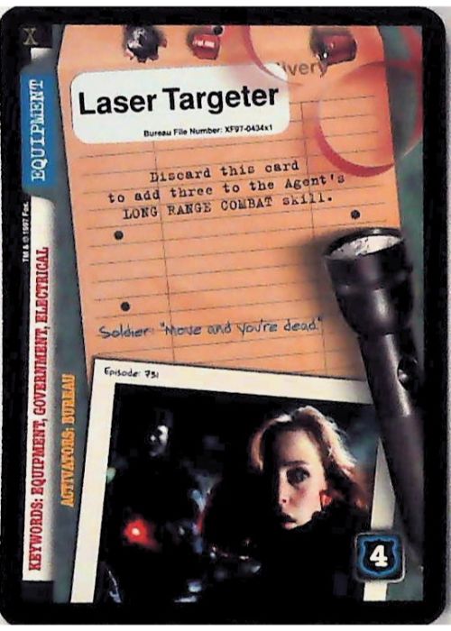 X-Files CCG | Laser Targeter XF97-434x1    | The Nerd Merchant