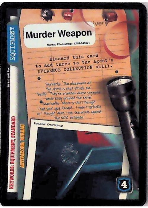 X-Files CCG | Murder Weapon XF97-435x1    | The Nerd Merchant