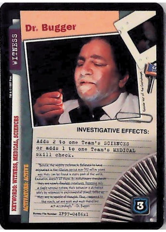 X-Files CCG | Dr. Bugger XF97-486x1    | The Nerd Merchant
