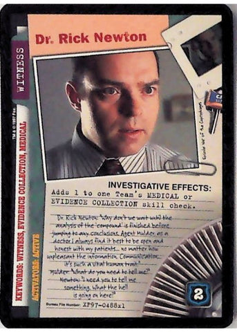 X-Files CCG | Dr. Rick Newton XF97-488x1    | The Nerd Merchant