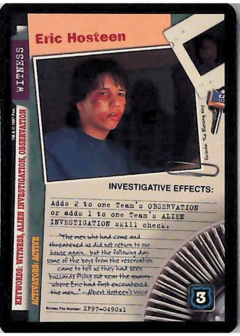 X-Files CCG | Eric Hosteen XF97-490x1    | The Nerd Merchant